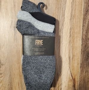 Frye everyday crew socks, 3 pair